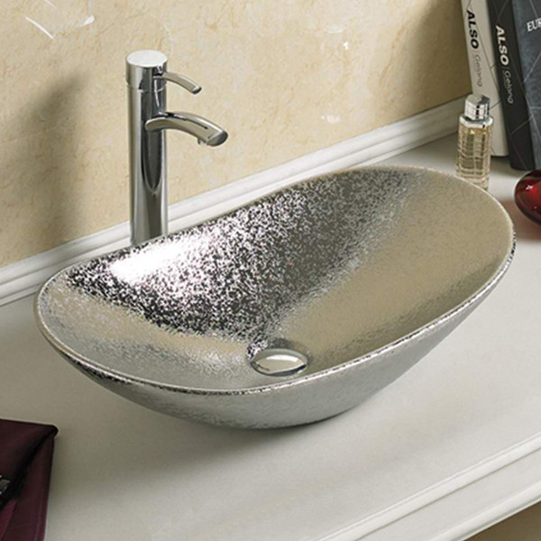 COMFORTY. Раковина 7811ASS серебро