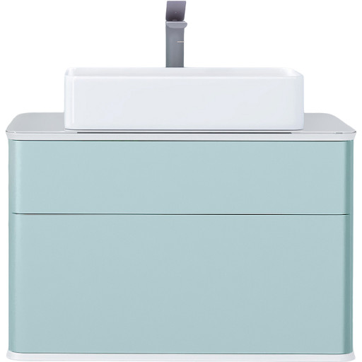 Тумба Pastel 80 подвесная, бирюзовый бриз