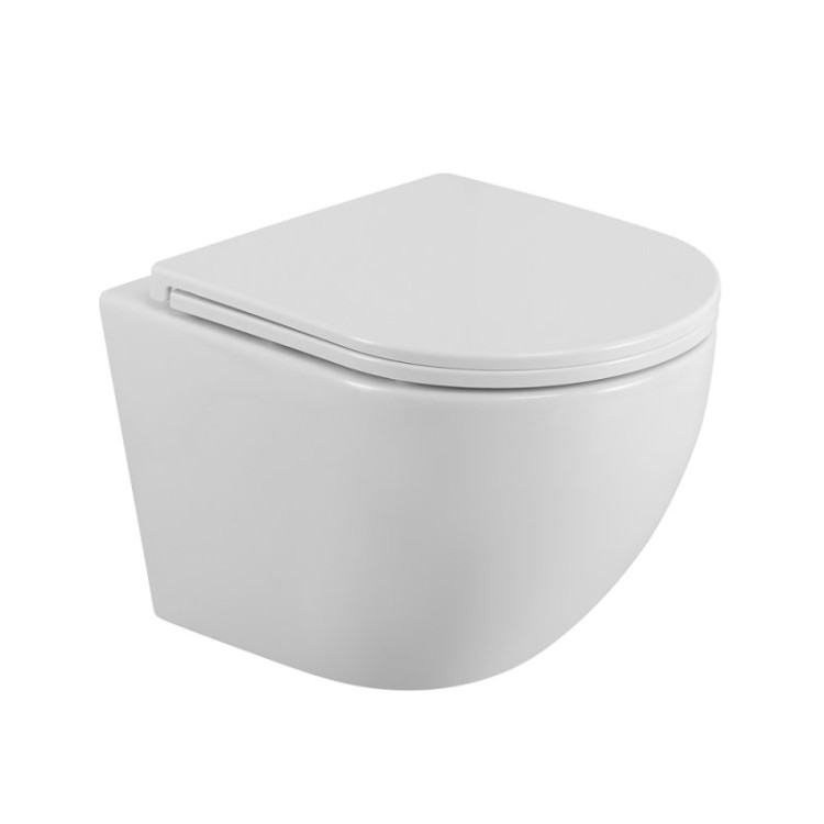 Унитаз подвесной с сиденьем BelBagno UNO + Система инсталляции для унитазов с кнопкой смыва BB014-SR-BIANCO Cezares BB3105CHR/SC/BB002-80/BB014-SR-BIANCO