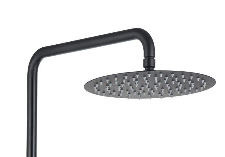 Душевая система 3jet 250мм Aquatek, матовый черный AQ2060MB