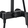 Душевая система 3jet 250мм Aquatek, матовый черный AQ2060MB