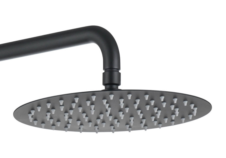 Душевая система 3jet 250мм Aquatek, матовый черный AQ2060MB