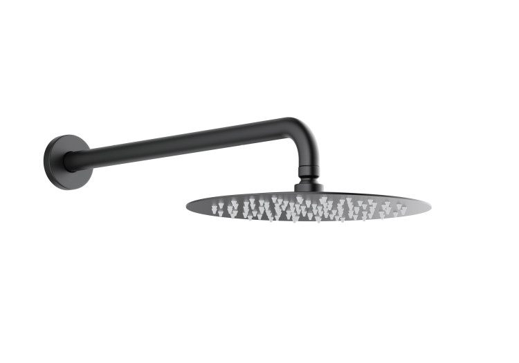 Set 3 в 1 душевой комплект Aquatek, матовый черный AQ1172MB БЕТТА