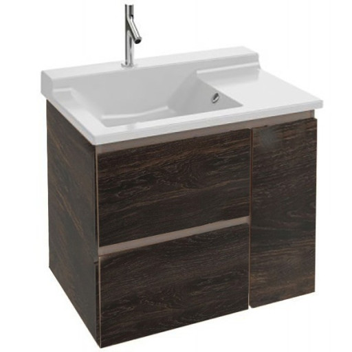 Тумба под раковину Jacob Delafon Soprano 80 подвесная 2 ящика