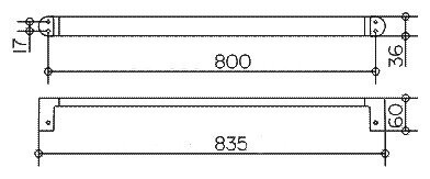 Держатель для полотенец Keuco Elegance 11601 010800