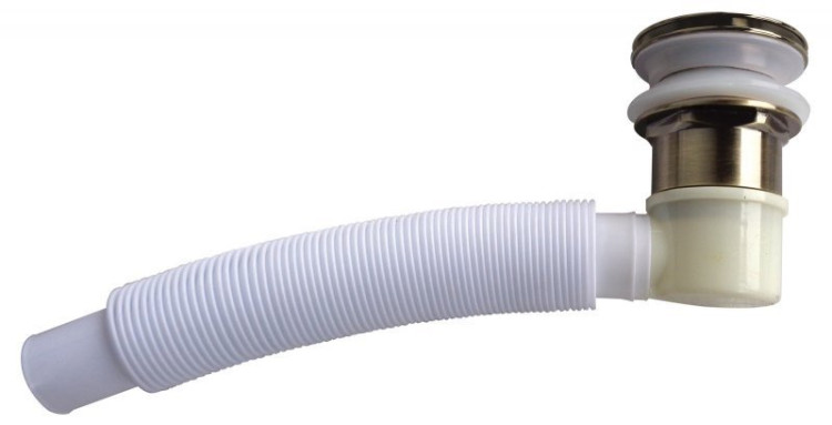 Слив-перелив для акриловых ванн BelBagno BB39-OVF-ORO