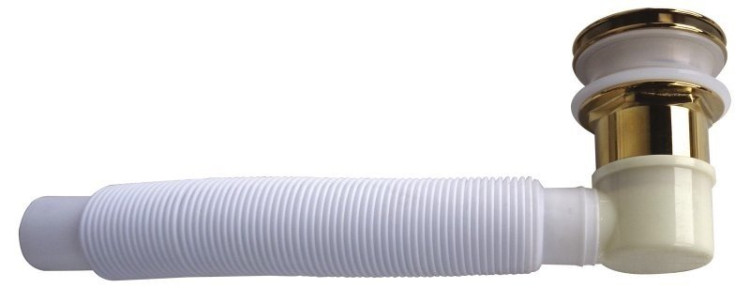 Слив-перелив для акриловых ванн BelBagno BB39-OVF-ORO