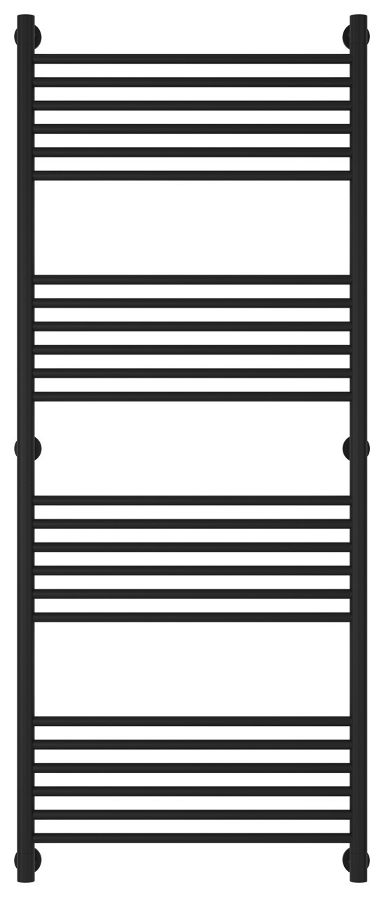 Полотенцесушитель водяной Сунержа Богема+ прямая 1500х600 Матовый чёрный