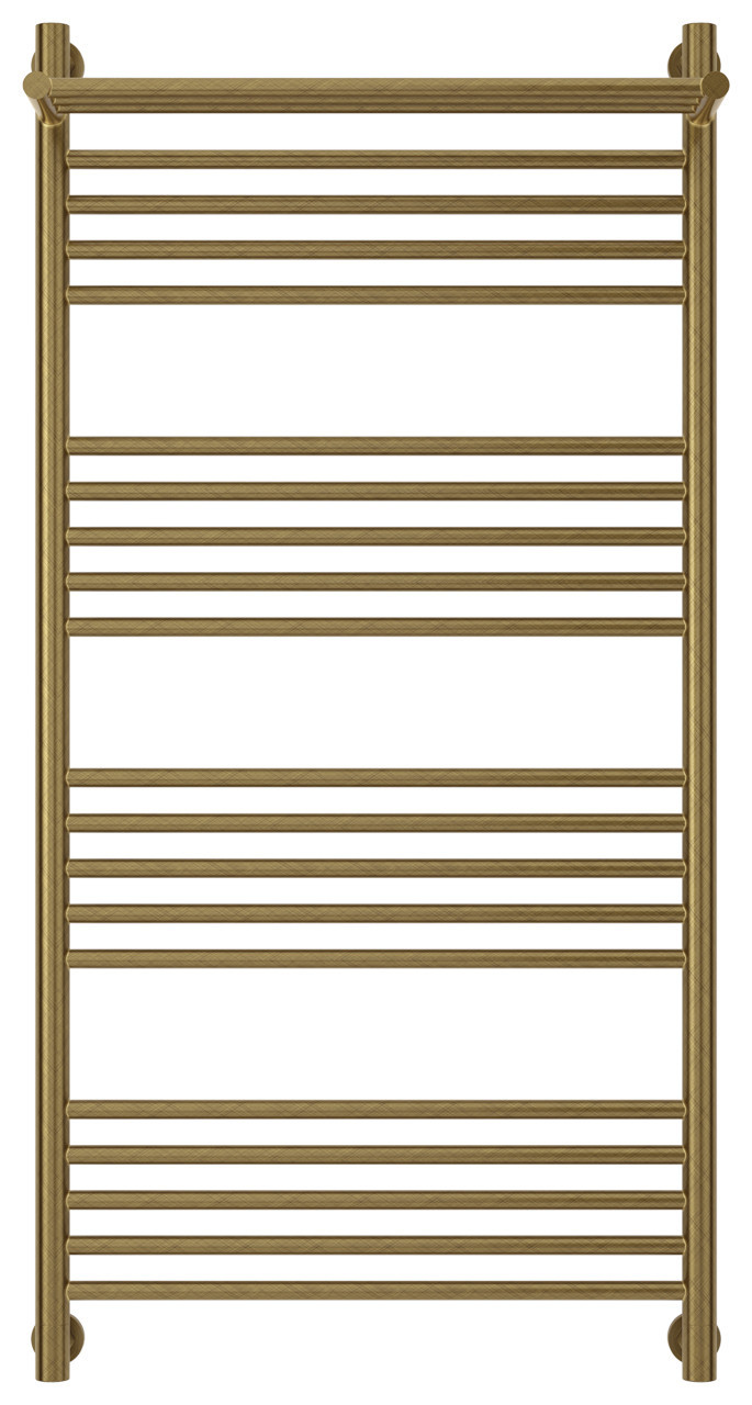 Полотенцесушитель водяной Сунержа Богема с полкой+ 1200х600 Состаренная бронза