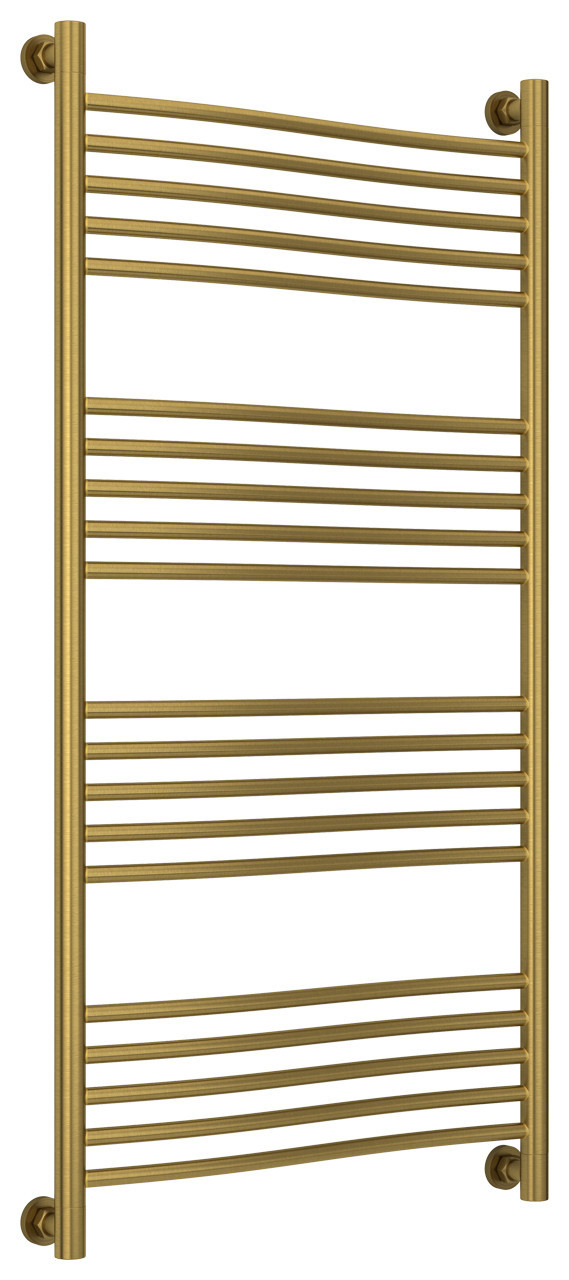 Полотенцесушитель водяной Сунержа Флюид+ 1200х600 Состаренная латунь