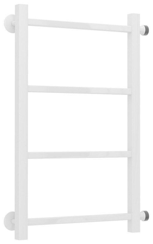 Полотенцесушитель водяной Стилье Версия-КБ 600х400 (4) П 20х20 Белый