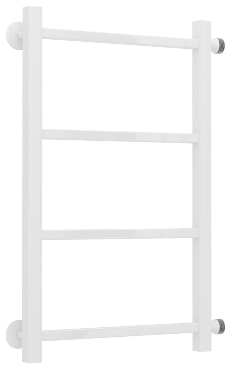 Полотенцесушитель водяной Стилье Версия-КБ 600х400 (4) П 20х20 Белый