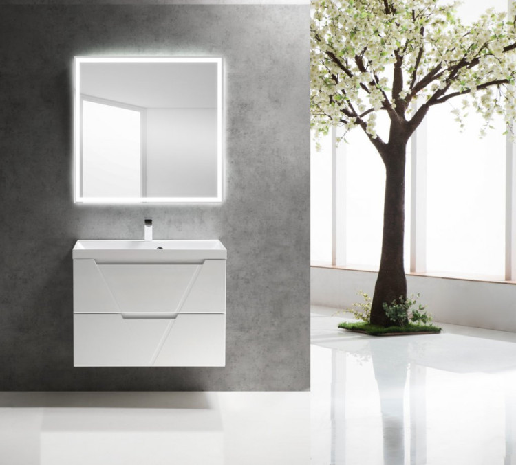База под раковину подвесная с двумя выкатными ящиками 700x450x570 BelBagno VITTORIA-700-2C-SO-PINO-P