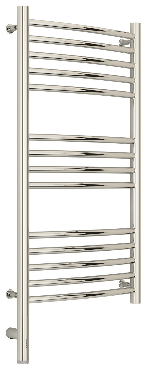 Полотенцесушитель электрический Сунержа Богема 3.0 выгнутая 800х400 МЭМ левый Без покрытия