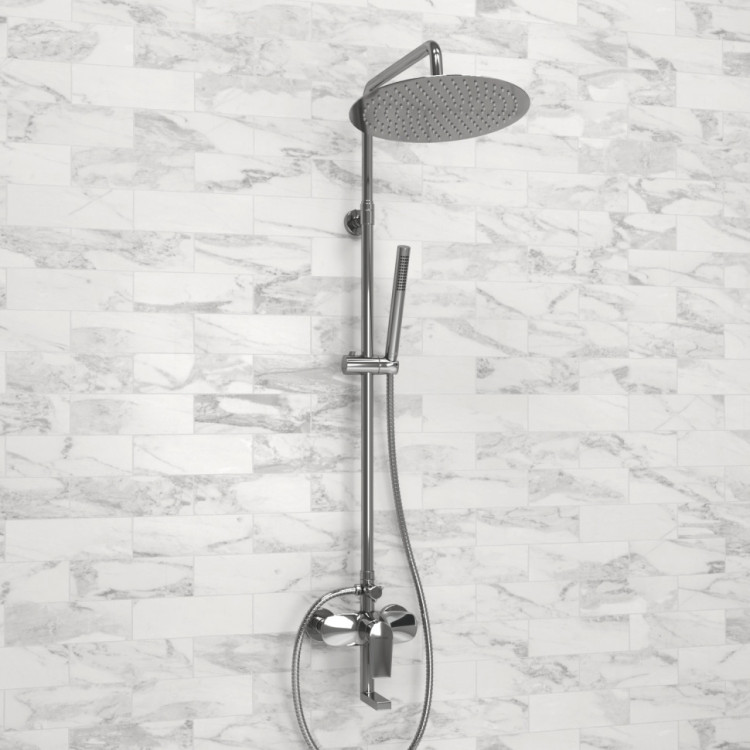 WasserKRAFT A166.116.137.010.CH Душевой комплект со смесителем