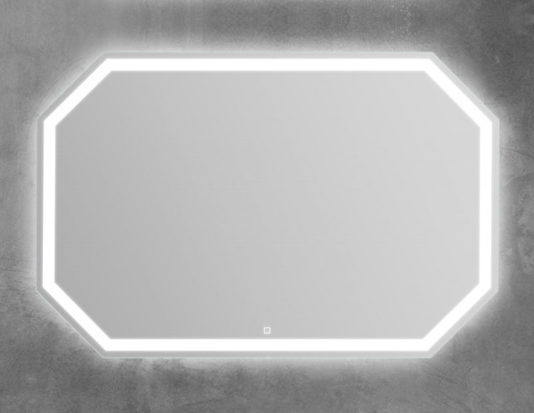 Зеркало с встроенным светильником и сенсорным выключателем, 12W, 220-240V BelBagno SPC-OTT-800-800-LED-TCH