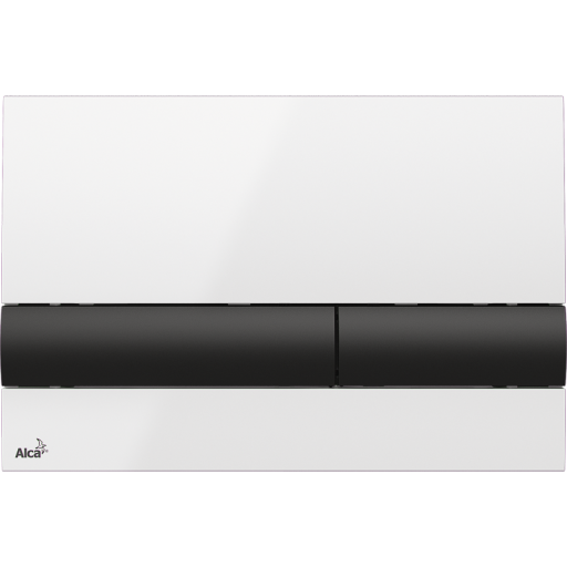 Кнопка управления для скрытых систем инсталляции, белый/черный Alcadrain M1710-8