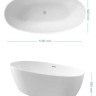 Акриловая ванна Kerasan Flo 170x80