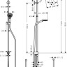 Душевая система Hansgrohe Crometta S 27270000 без смесителя