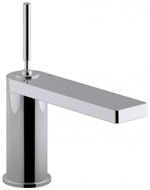 Однорычажный смеситель, без донного клапана, титан Jacob Delafon COMPOSED E73158-ND-TT