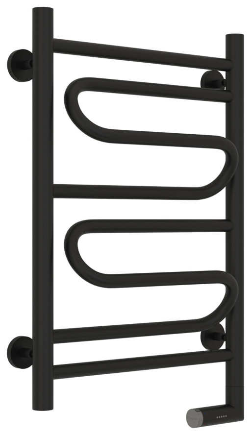 Полотенцесушитель электрический Сунержа Элегия 2.0 600х400 МЭМ правый Матовый чёрный