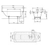 Стальная ванна Kaldewei Saniform Plus 371-1 170x73