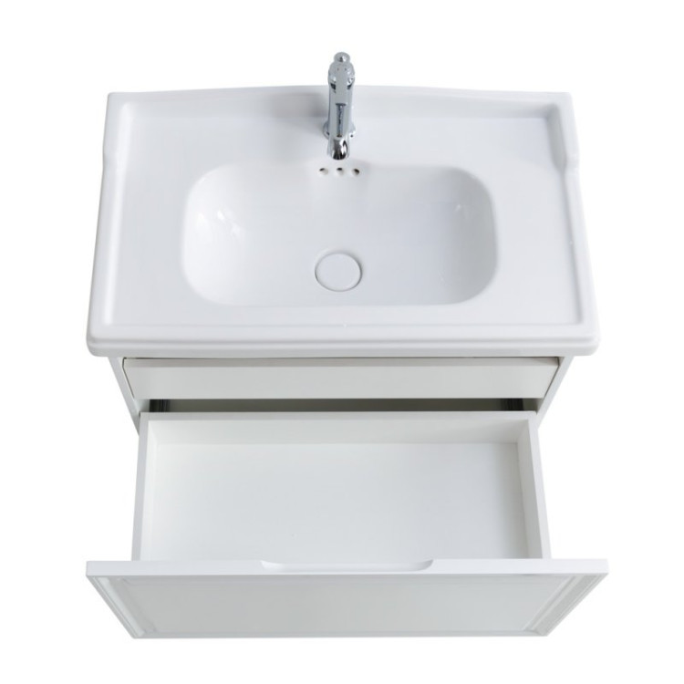 Раковина керамическая 80 см Cezares CZR-ELT-80-LVB