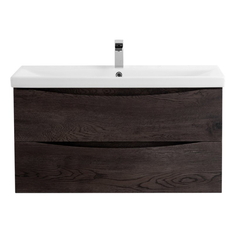 База под раковину подвесная с двумя выкатными ящиками, 868x440x500 BelBagno MARINO-CER-900-2C-SO-BL-P