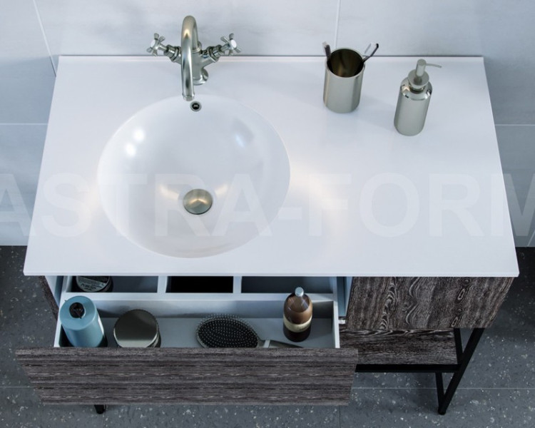 Тумба с раковиной Astra Form Лофт 90 1 ящик