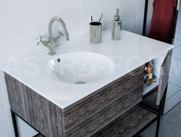 Тумба с раковиной Astra Form Лофт 90 1 ящик