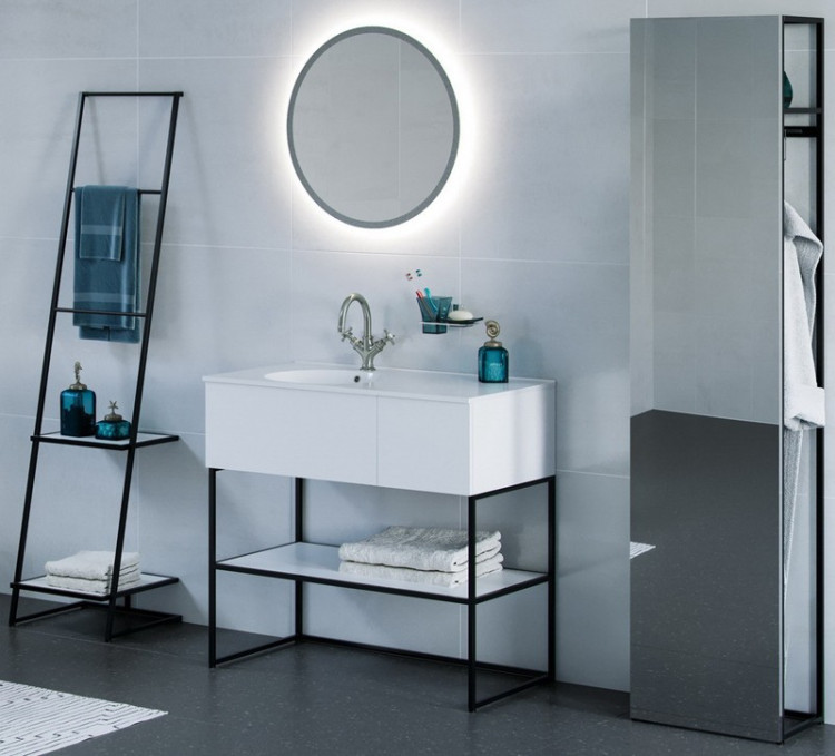 Тумба с раковиной Astra Form Лофт 90 1 ящик