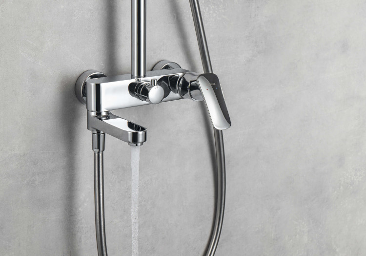 Душевая система 3jet 250мм Aquatek AQ2040CR