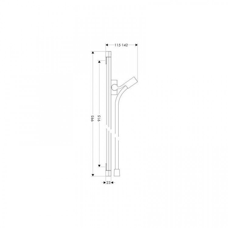 Душевая штанга Hansgrohe PuraVida 27844000