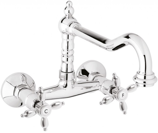 Кухонный смеситель настенного монтажа Cezares NOSTALGIA-LLP-02