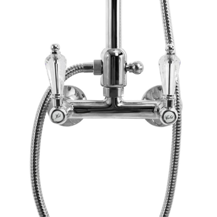 Душевая стойка со смесителем Cezares DIAMOND-CD-03/24-Sw