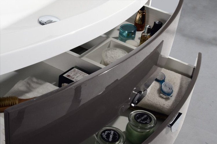 Шкаф подвесной, две распашные двери с доводчиками, с двумя полками, правосторонний BelBagno ANCONA-N-1500-2A-SC-WO-R