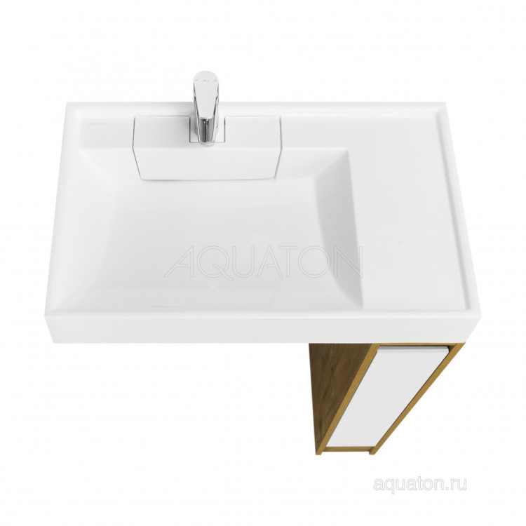 Тумба под раковину AQUATON Лондри 20 Дуб Рустикальный без фасада 1A267101LHDR0