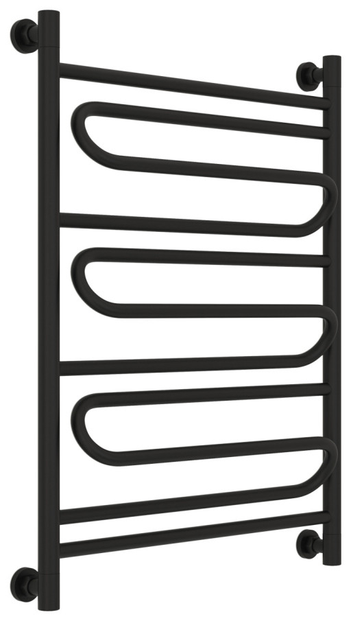 Полотенцесушитель водяной Сунержа Элегия+ 800х600 Матовый чёрный