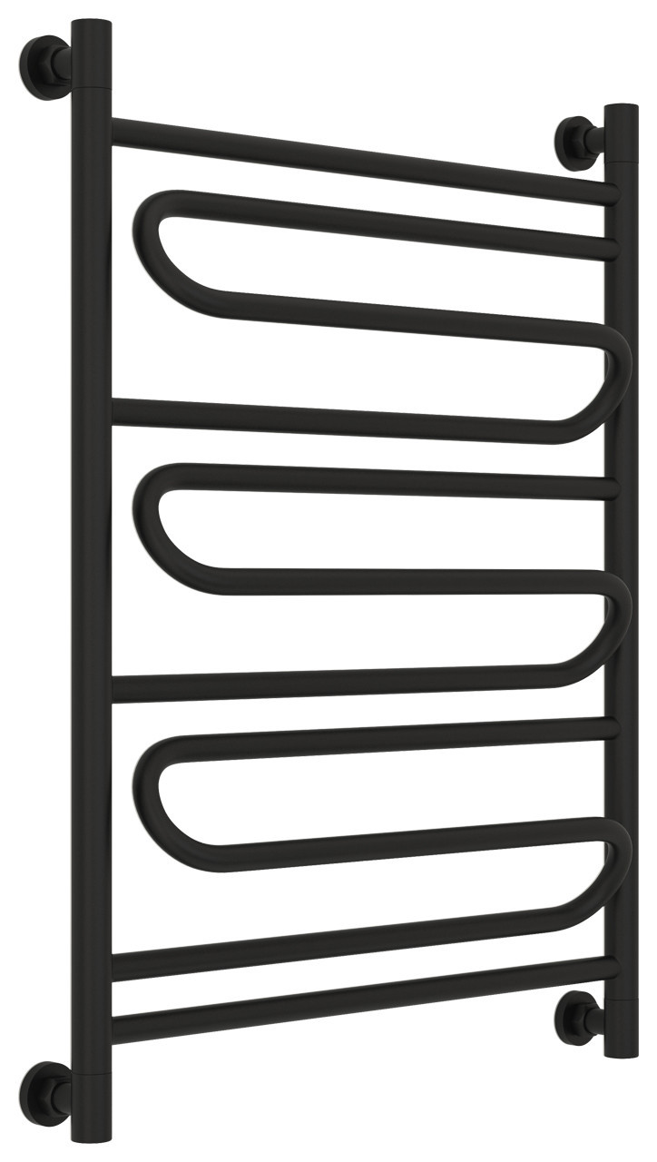 Полотенцесушитель водяной Сунержа Элегия+ 800х600 Матовый чёрный