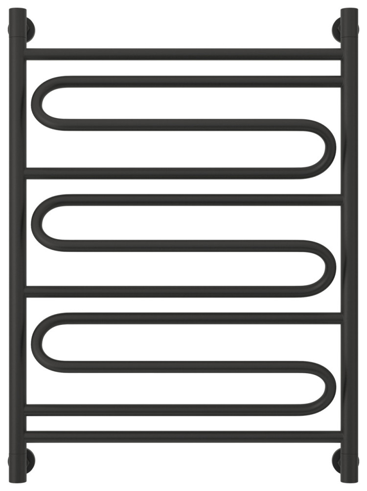 Полотенцесушитель водяной Сунержа Элегия+ 800х600 Матовый чёрный