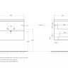 База под раковину подвесная с двумя выкатными ящиками BelBagno AURORA-700-2C-SO-RNN