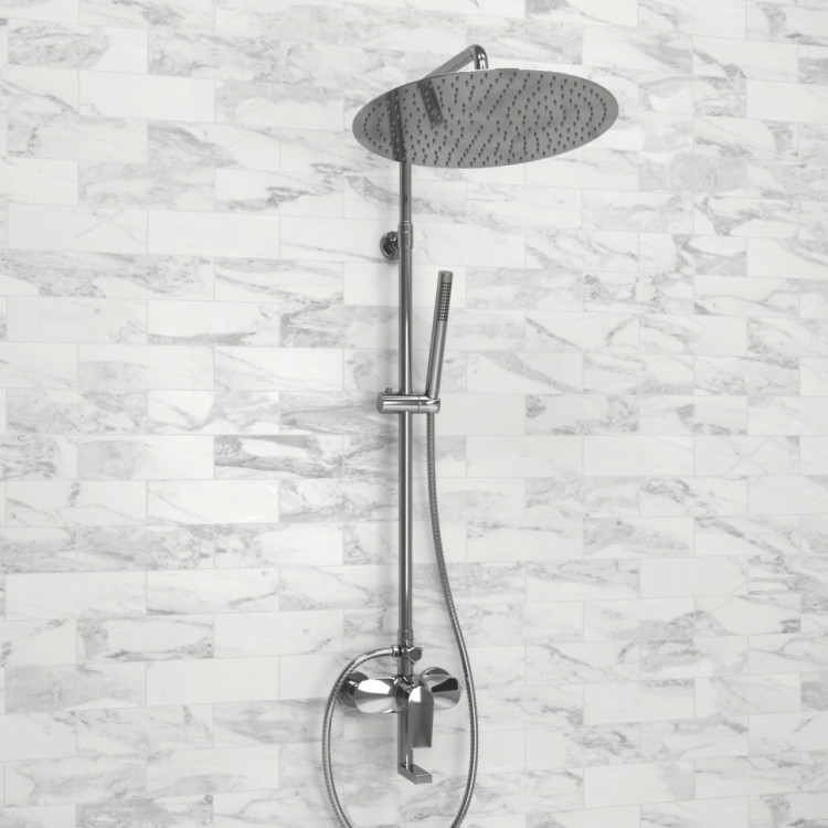 WasserKRAFT A166.117.137.010.CH Душевой комплект со смесителем