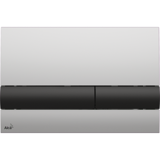 Кнопка управления для скрытых систем инсталляции, xром-мат/черный Alcadrain M1712-8