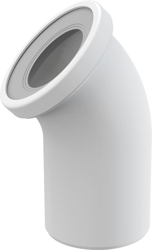 Колено для унитаза 45° Alcadrain A90-45