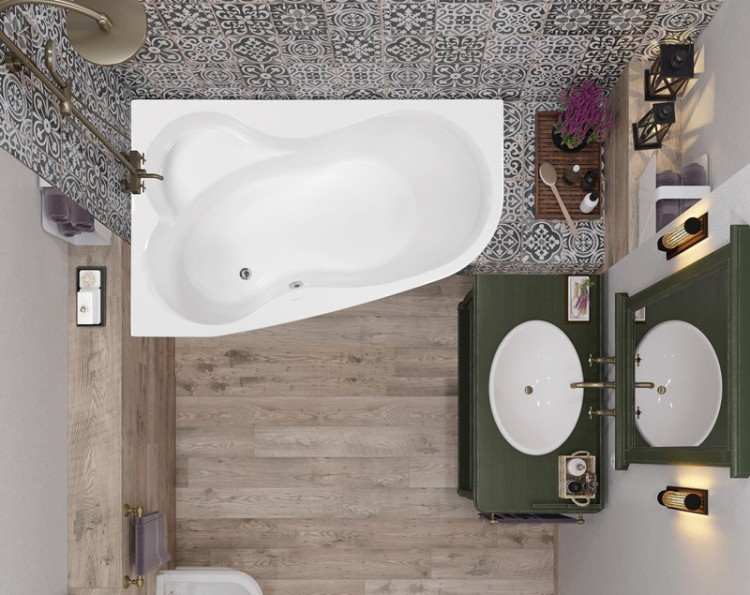 Акриловая ванна Vagnerplast Melite 160x105