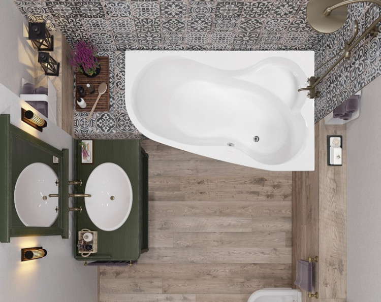 Акриловая ванна Vagnerplast Melite 160x105