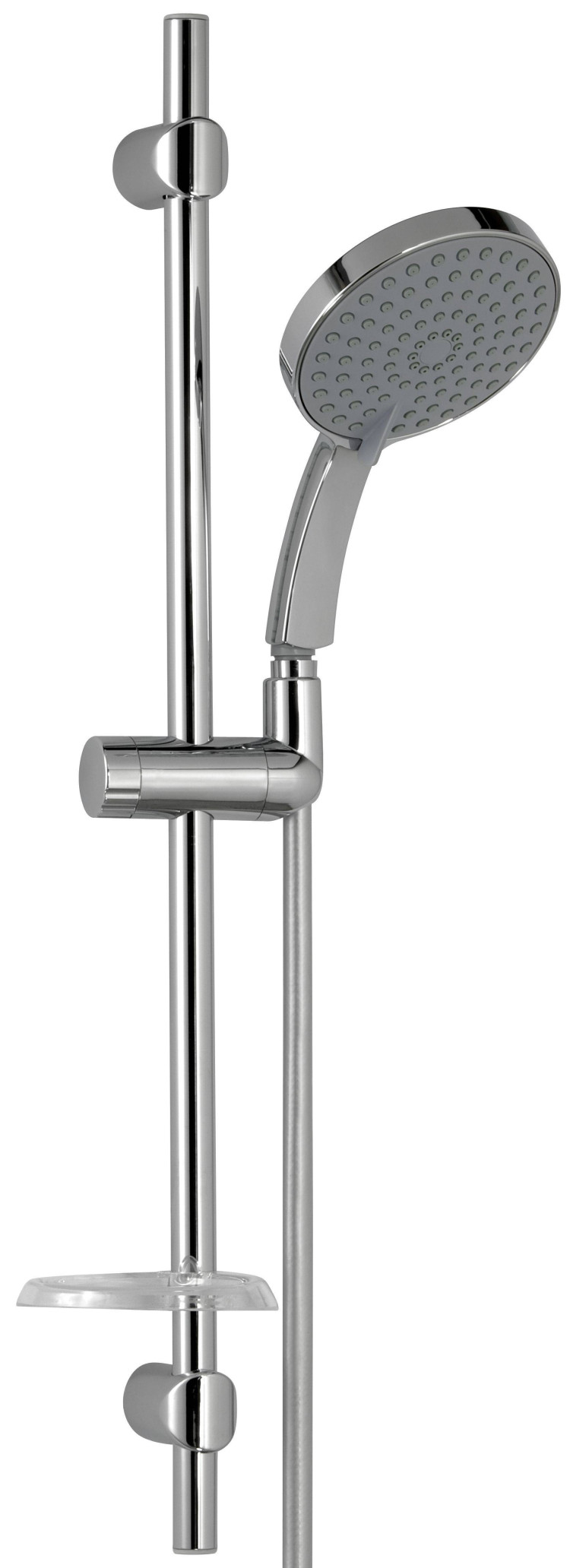Душевой комплект со штангой, мыльницей, шлангом Jacob Delafon CITRUS E12980-CP