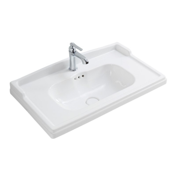 Раковина керамическая 100 см Cezares CZR-ELT-100-LVB