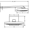 Верхний душ Hansgrohe Raindance Select Е 31 26468400