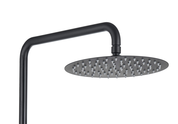 Душевая система 3jet 250мм Aquatek, матовый черный AQ2040MB